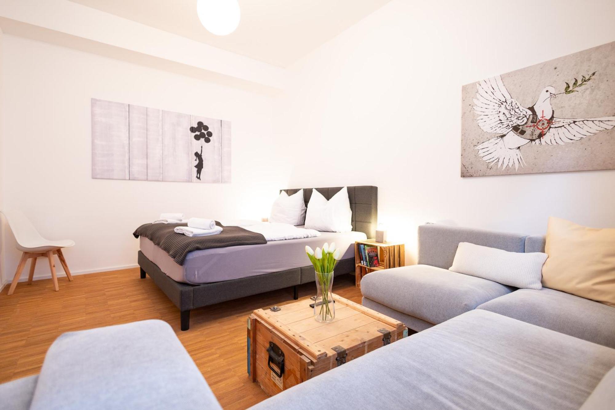 Ko-Living - Beatles Und Banksy Suites & Studios Am Eselsbrunnen - Altstadt - Kueche Halle  Zewnętrze zdjęcie